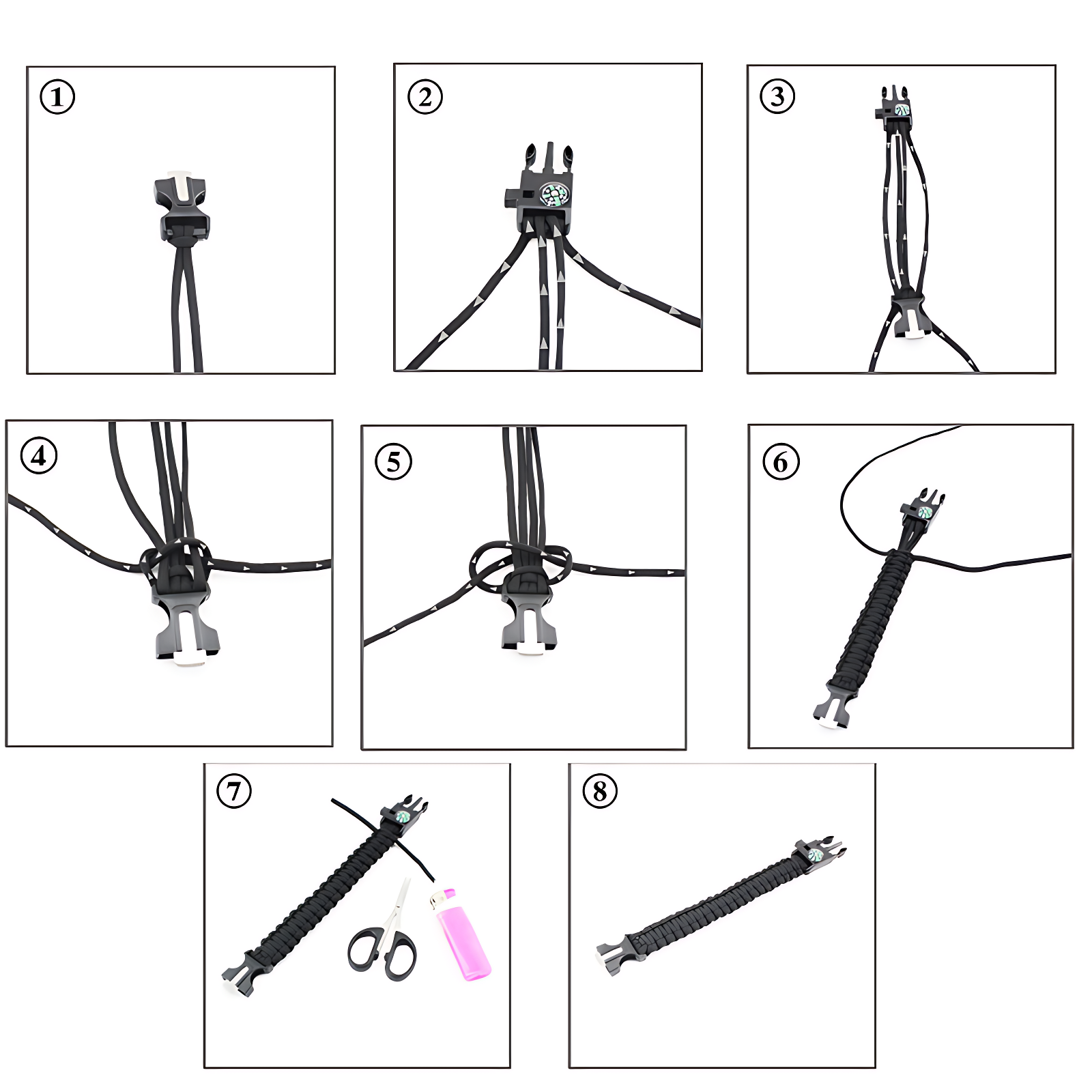 Flint Camping Paracord Bracelet