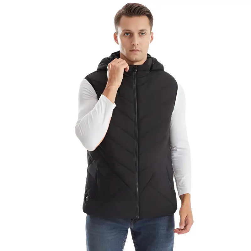 Gilet auto chauffante homme