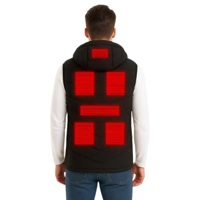 Gilet auto chauffante homme