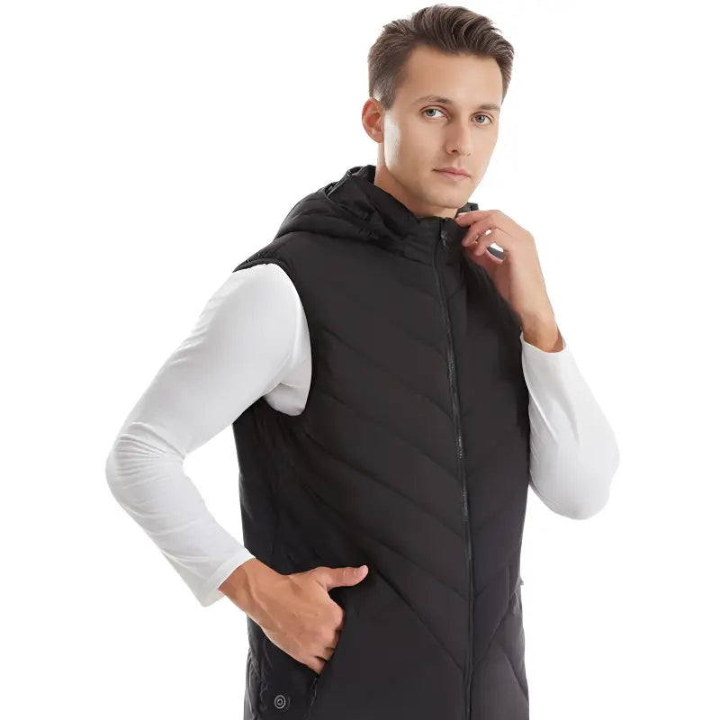 Gilet auto chauffante homme