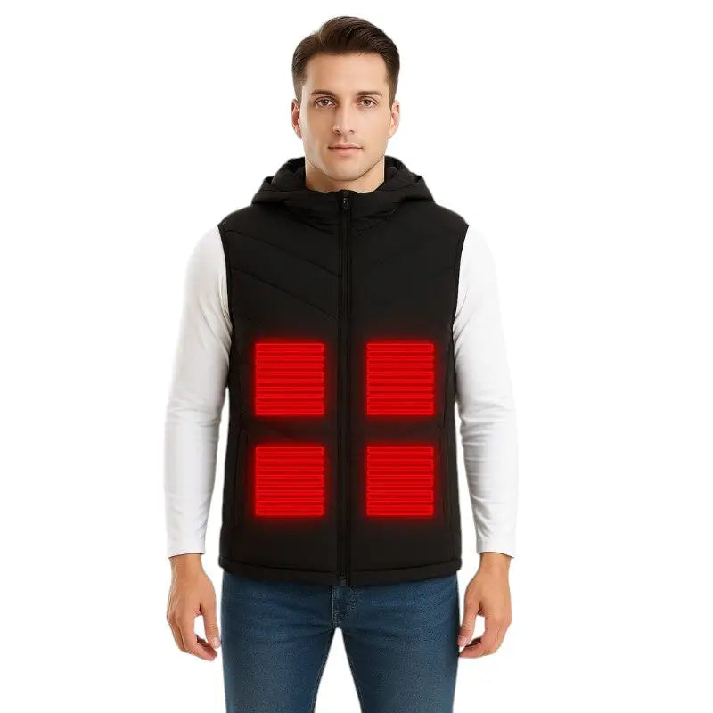 Gilet auto chauffante homme