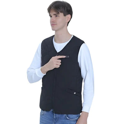 Gilet chauffant avec batterie