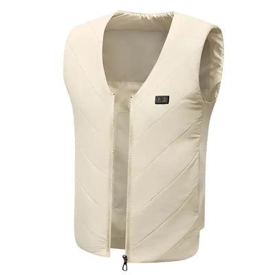 Gilet chauffant blanc