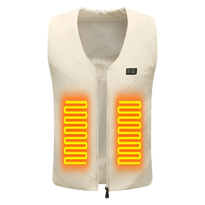 Gilet chauffant blanc