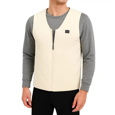 Gilet chauffant blanc