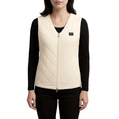 Gilet chauffant blanc