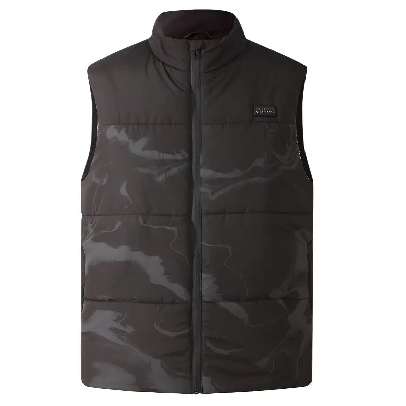 Gilet chauffant camouflage