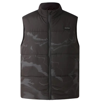 Gilet chauffant camouflage