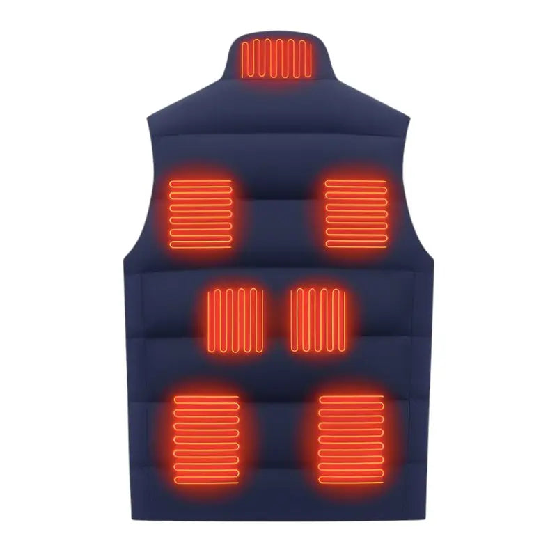 Gilet chauffant grande taille