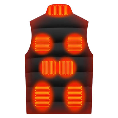 Gilet chauffant grande taille