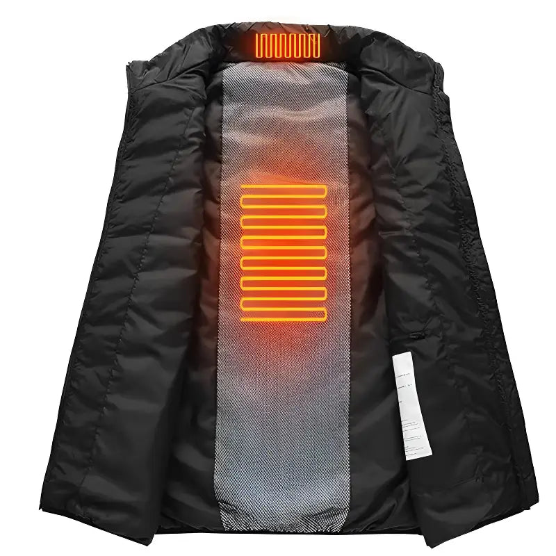 Gilet chauffant grande taille homme