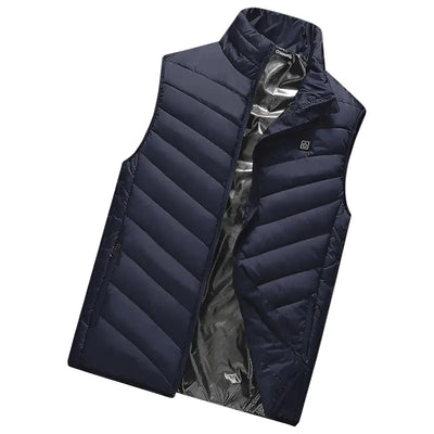 Gilet chauffant grande taille homme
