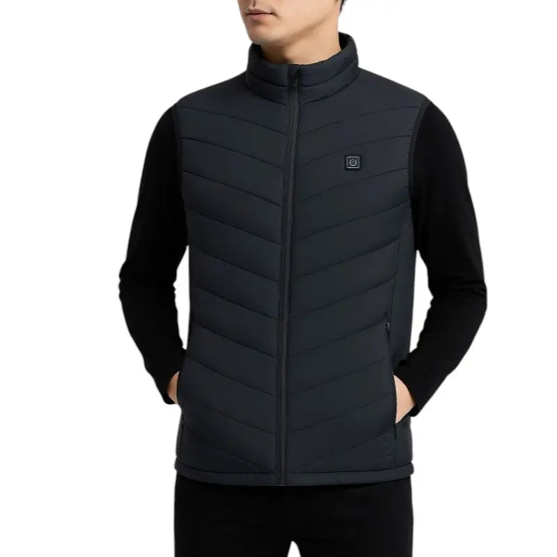 Gilet chauffant grande taille homme