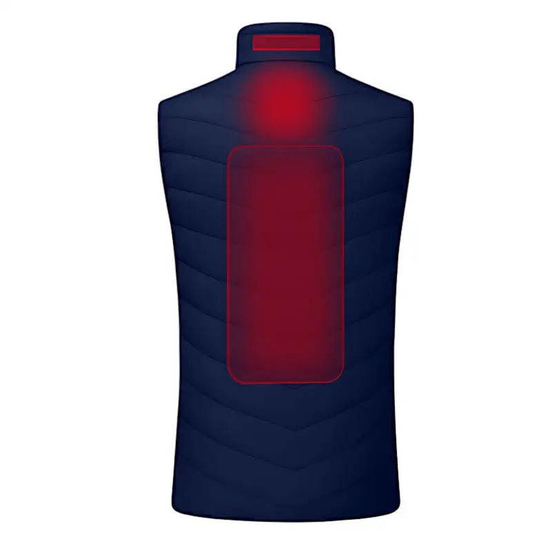 Gilet chauffant grande taille homme