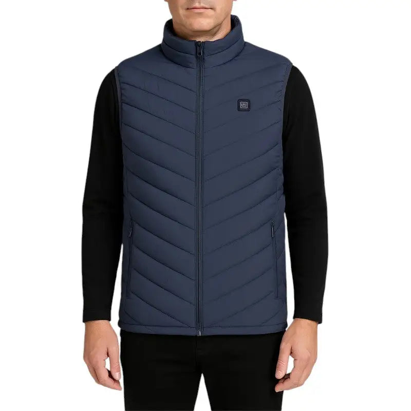 Gilet chauffant grande taille homme