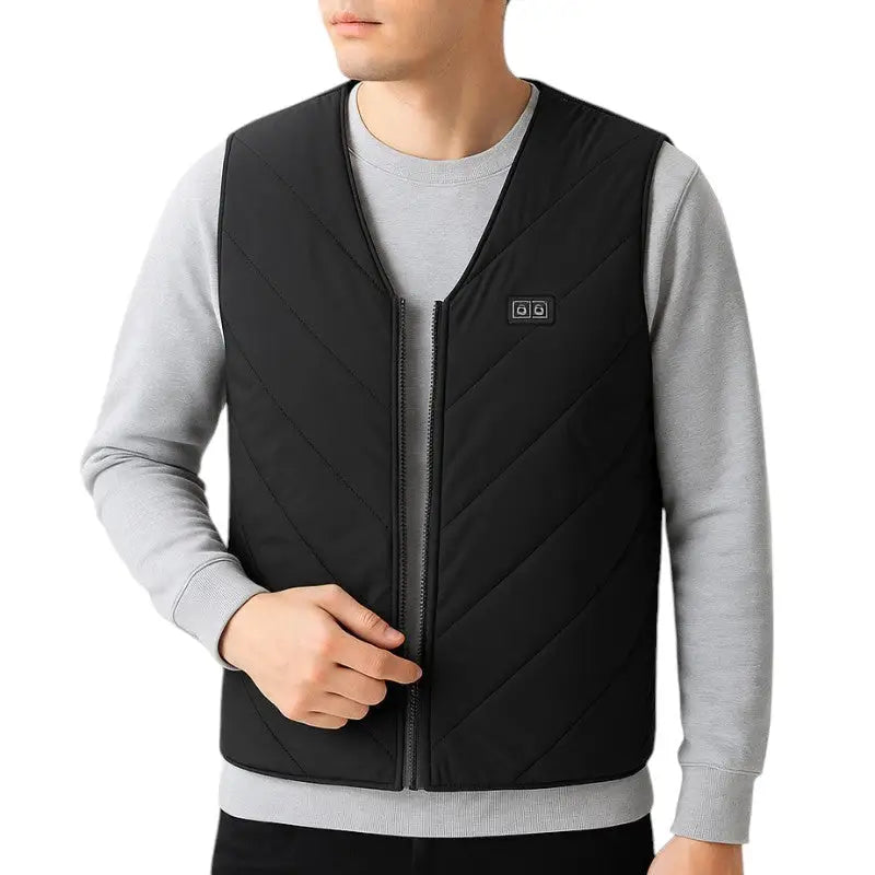 Gilet chauffant noir