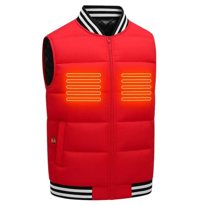 Gilet chauffant rouge