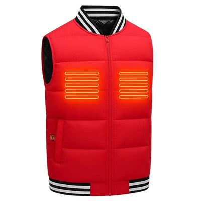 Gilet chauffant rouge