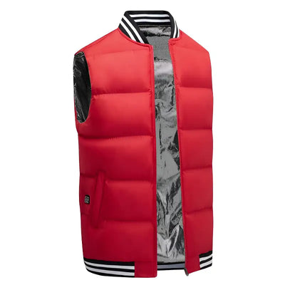 Gilet chauffant rouge