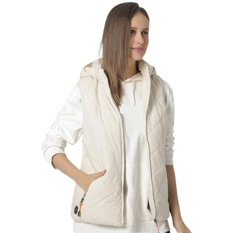 Gilet doudoune chauffant