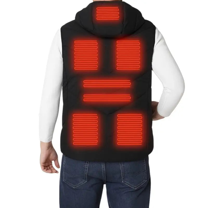 Gilet doudoune chauffant