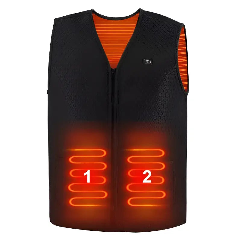 Gilet sport chauffant homme