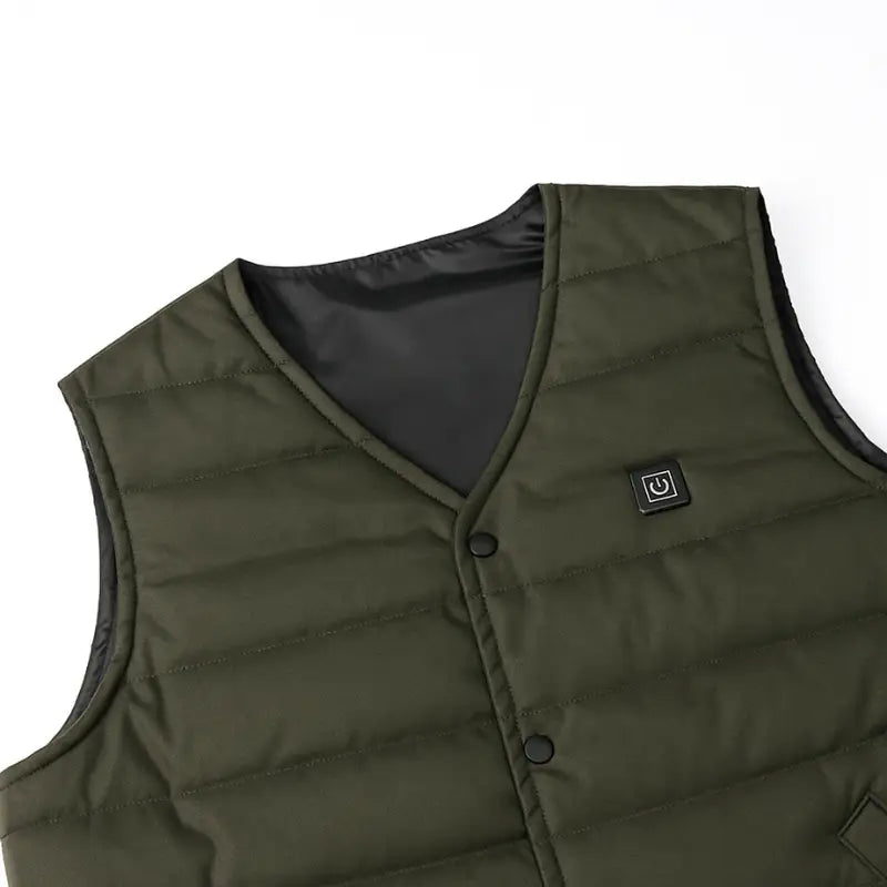 Gilet vert chauffant