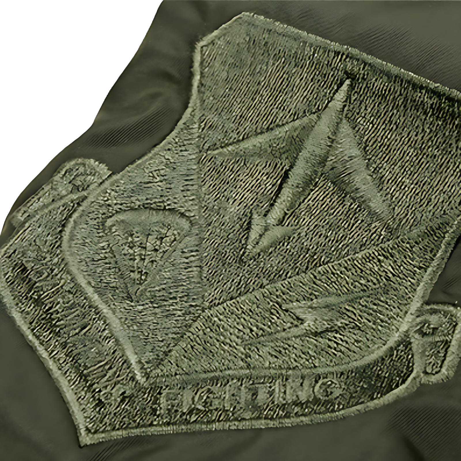 Green camo bomber jacket