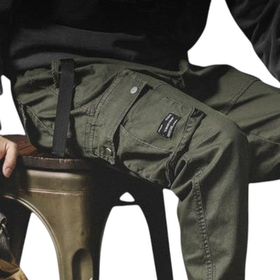 Green cargo camo pants