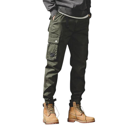 Green cargo camo pants