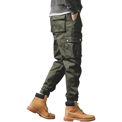 Green cargo camo pants