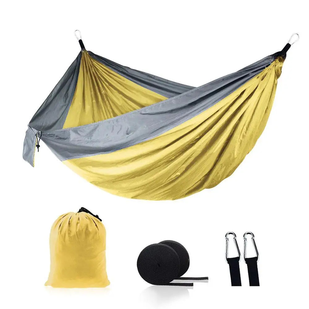 Hamac double-toile parachute