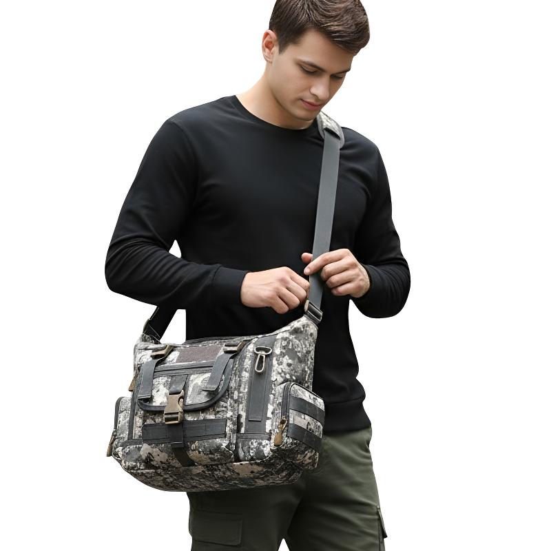 Heavy duty mens shoulder bag