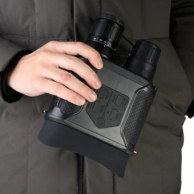 High power binoculars with night vision