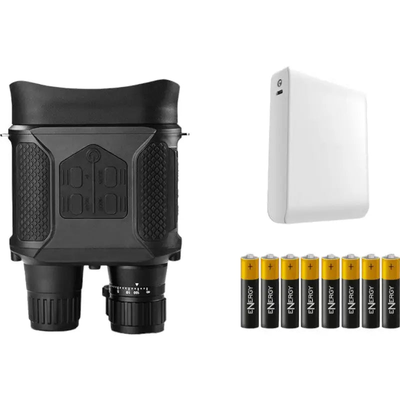 High power binoculars with night vision