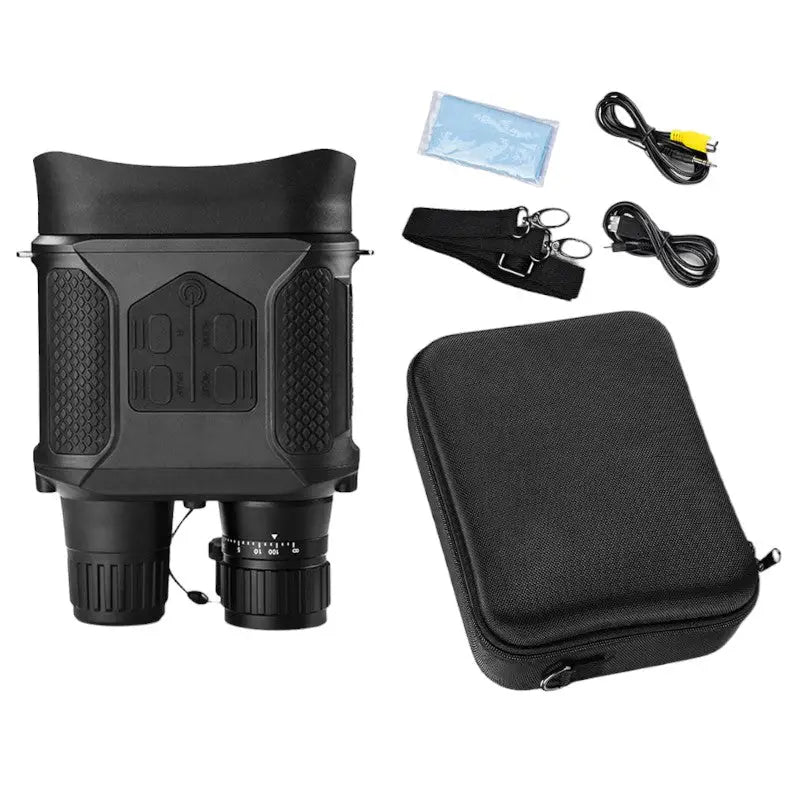High power binoculars with night vision