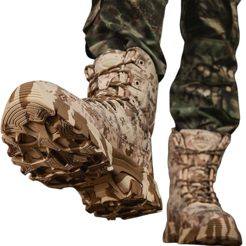 High top tactical combat boots