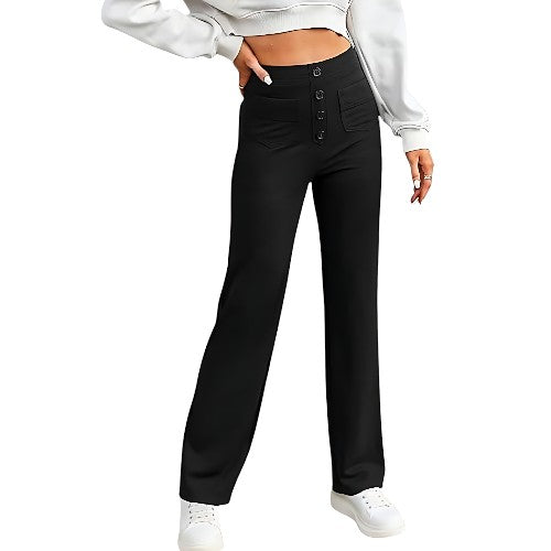 High waist combat trousers