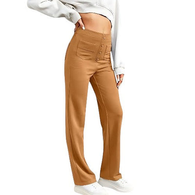 High waist combat trousers