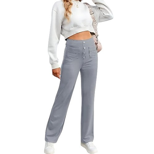 High waist combat trousers