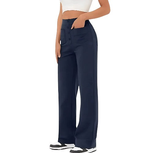 High waist combat trousers