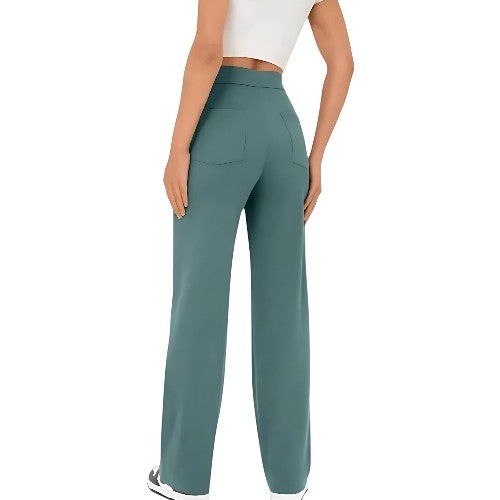 High waist combat trousers