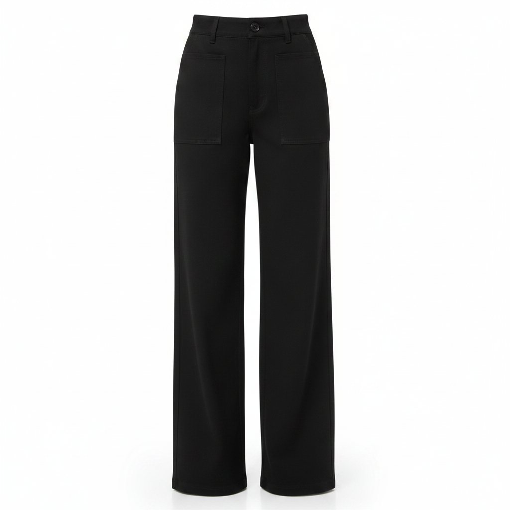 High waist combat trousers