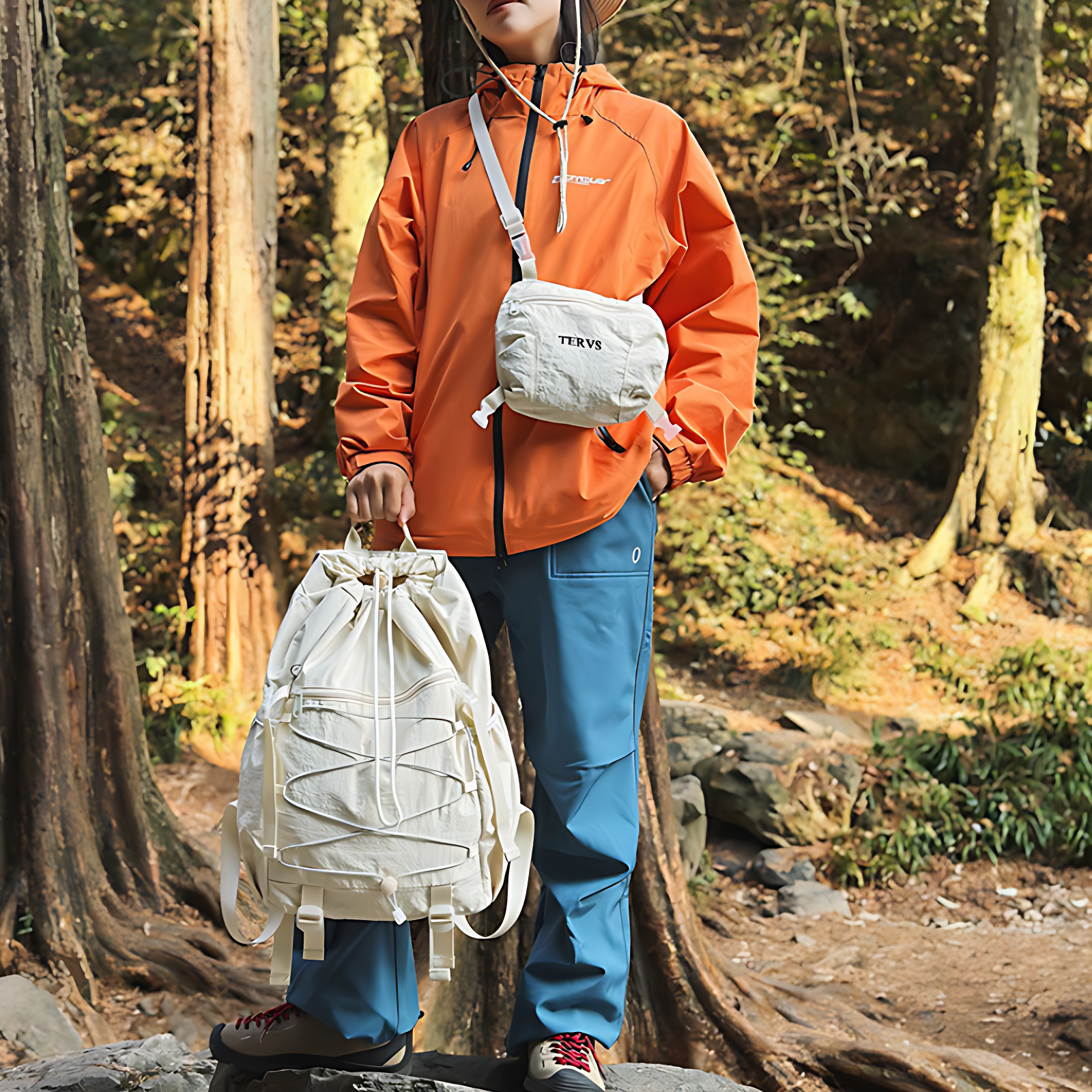 Hiking waterproof backpack