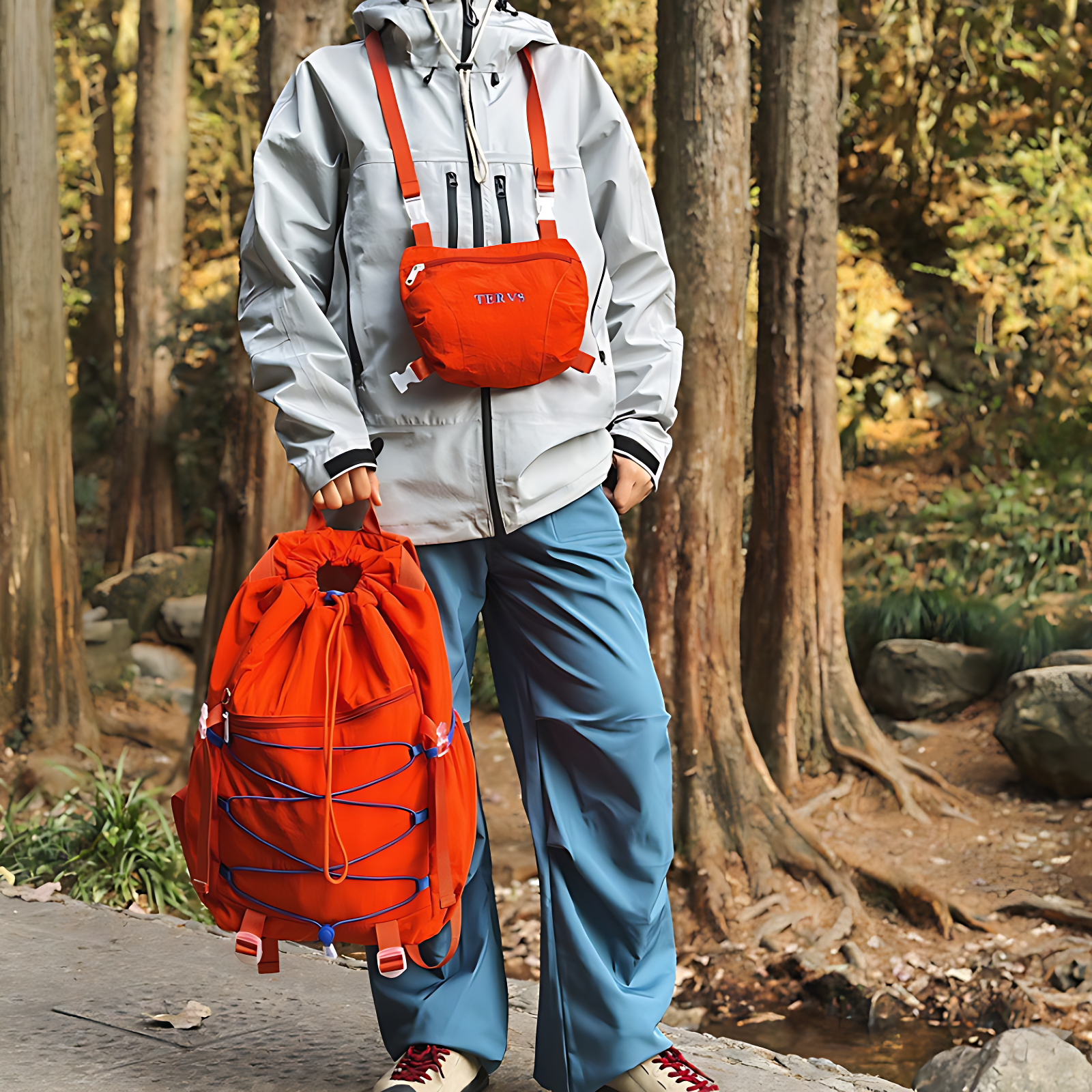 Hiking waterproof backpack