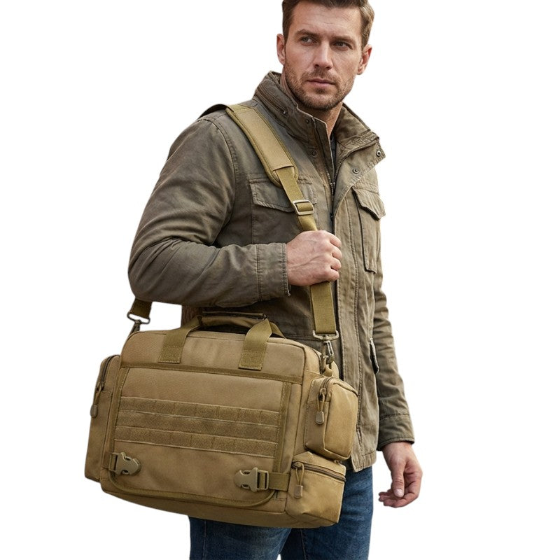 Durable mens shoulder bag