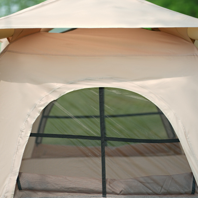 Inflatable tents for camping