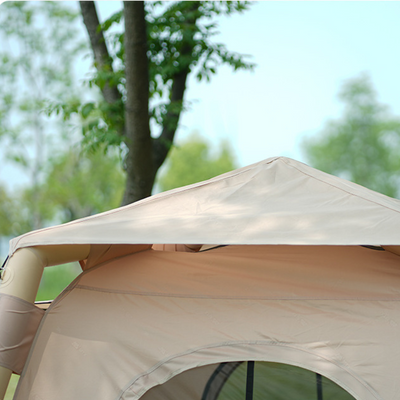 Inflatable tents for camping