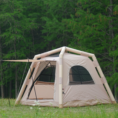 Inflatable tents for camping