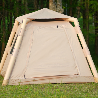 Inflatable tents for camping